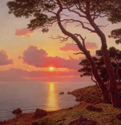 Calme de Soir, Costa Azzurra da Ivan Fedorovich Choultse